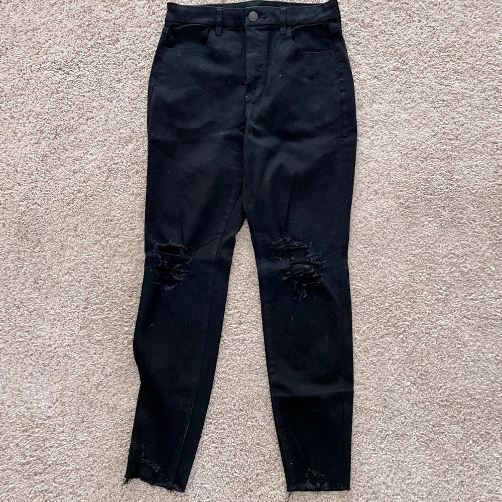 Like new American Eagle Black Jeans
